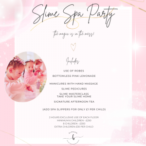 Slime Spa party